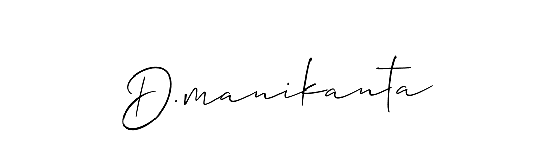 Best and Professional Signature Style for D.manikanta. Allison_Script Best Signature Style Collection. D.manikanta signature style 2 images and pictures png