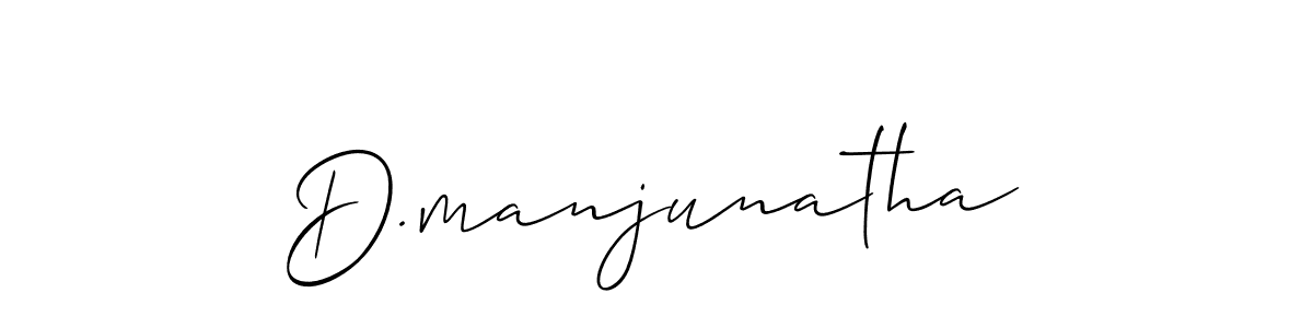 Similarly Allison_Script is the best handwritten signature design. Signature creator online .You can use it as an online autograph creator for name D.manjunatha. D.manjunatha signature style 2 images and pictures png