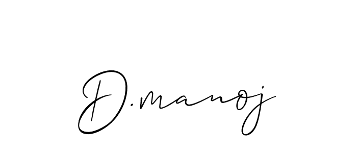 Also You can easily find your signature by using the search form. We will create D.manoj name handwritten signature images for you free of cost using Allison_Script sign style. D.manoj signature style 2 images and pictures png