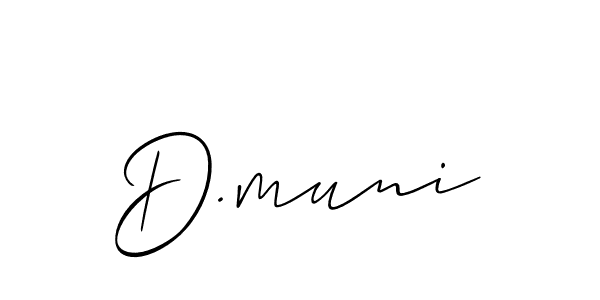 Make a short D.muni signature style. Manage your documents anywhere anytime using Allison_Script. Create and add eSignatures, submit forms, share and send files easily. D.muni signature style 2 images and pictures png
