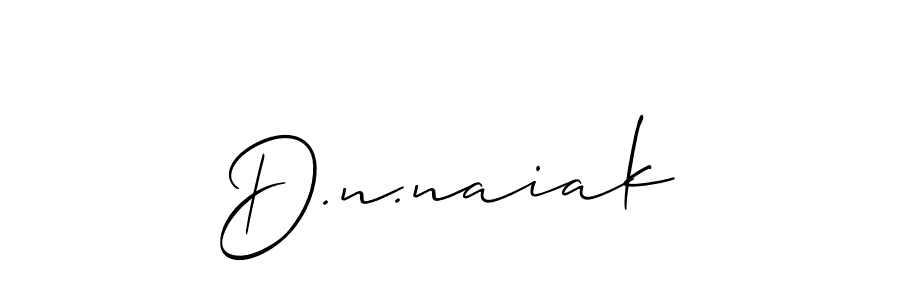 Create a beautiful signature design for name D.n.naiak. With this signature (Allison_Script) fonts, you can make a handwritten signature for free. D.n.naiak signature style 2 images and pictures png