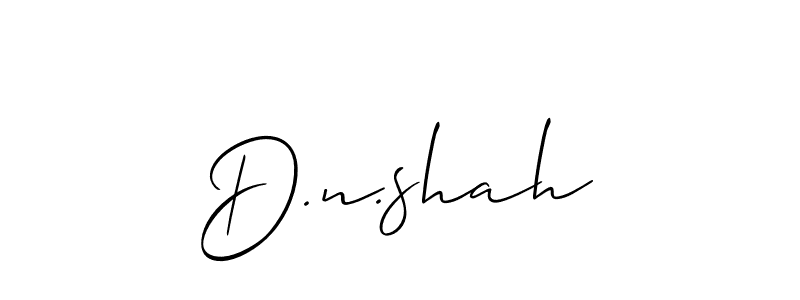 You should practise on your own different ways (Allison_Script) to write your name (D.n.shah) in signature. don't let someone else do it for you. D.n.shah signature style 2 images and pictures png