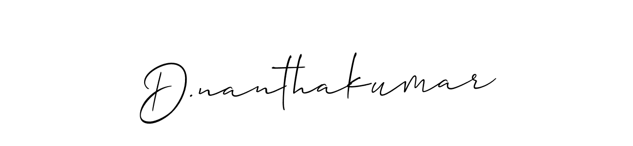Once you've used our free online signature maker to create your best signature Allison_Script style, it's time to enjoy all of the benefits that D.nanthakumar name signing documents. D.nanthakumar signature style 2 images and pictures png