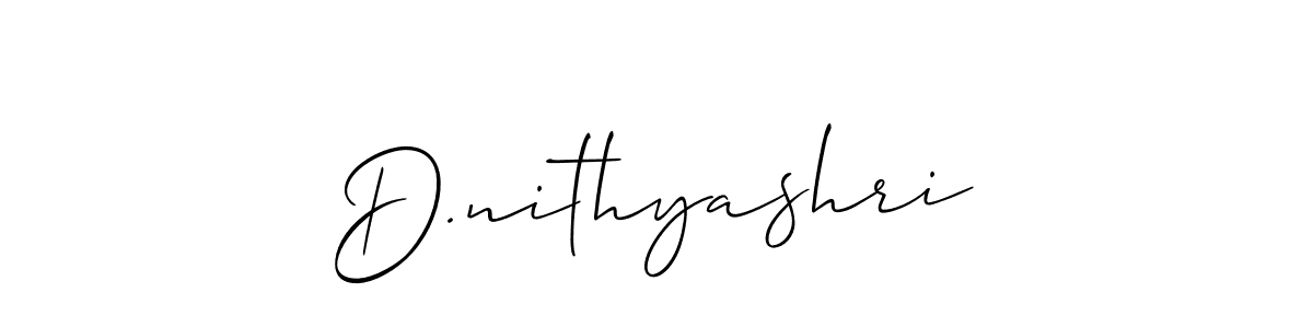 Make a beautiful signature design for name D.nithyashri. Use this online signature maker to create a handwritten signature for free. D.nithyashri signature style 2 images and pictures png