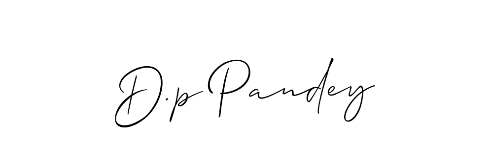 You should practise on your own different ways (Allison_Script) to write your name (D.p Pandey) in signature. don't let someone else do it for you. D.p Pandey signature style 2 images and pictures png
