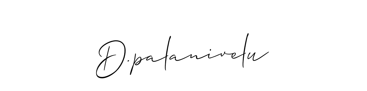 How to make D.palanivelu name signature. Use Allison_Script style for creating short signs online. This is the latest handwritten sign. D.palanivelu signature style 2 images and pictures png