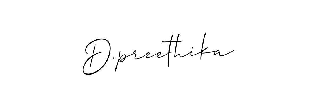 How to Draw D.preethika signature style? Allison_Script is a latest design signature styles for name D.preethika. D.preethika signature style 2 images and pictures png