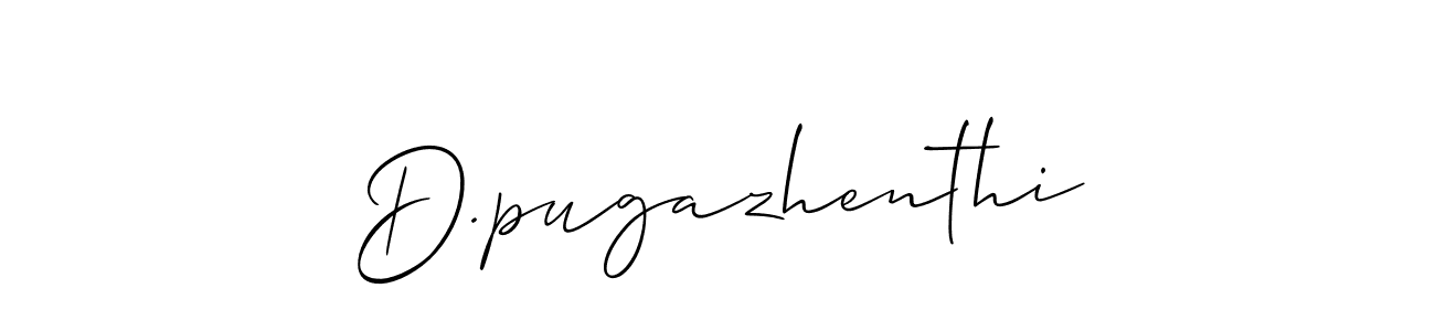 Similarly Allison_Script is the best handwritten signature design. Signature creator online .You can use it as an online autograph creator for name D.pugazhenthi. D.pugazhenthi signature style 2 images and pictures png