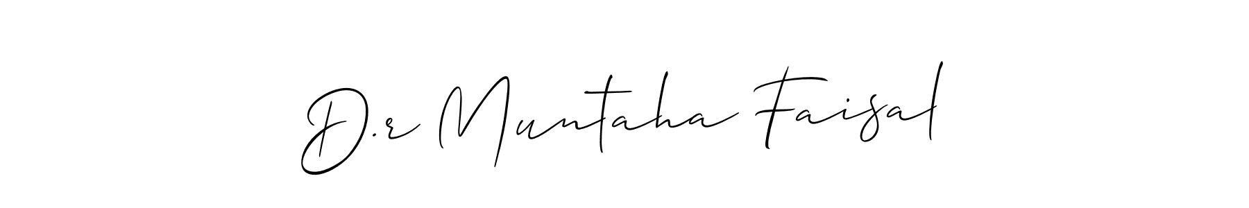 This is the best signature style for the D.r Muntaha Faisal name. Also you like these signature font (Allison_Script). Mix name signature. D.r Muntaha Faisal signature style 2 images and pictures png