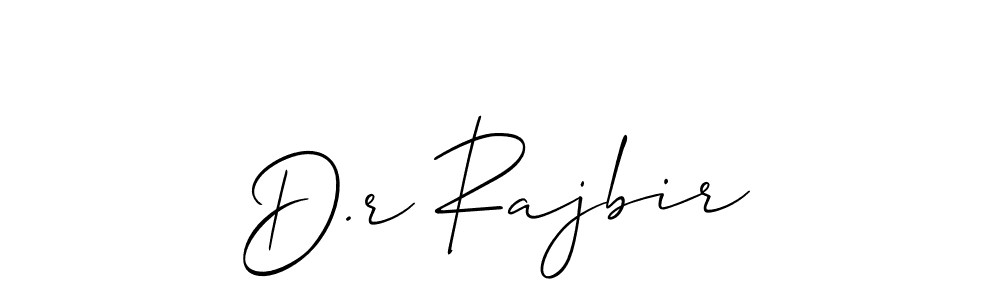 Make a short D.r Rajbir signature style. Manage your documents anywhere anytime using Allison_Script. Create and add eSignatures, submit forms, share and send files easily. D.r Rajbir signature style 2 images and pictures png