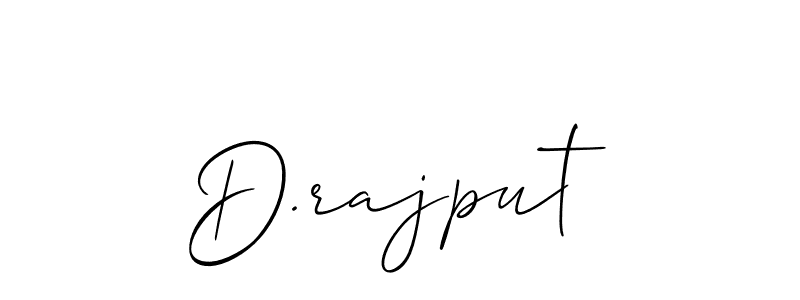 How to Draw D.rajput signature style? Allison_Script is a latest design signature styles for name D.rajput. D.rajput signature style 2 images and pictures png