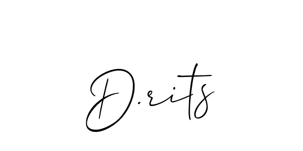 See photos of D.rits official signature by Spectra . Check more albums & portfolios. Read reviews & check more about Allison_Script font. D.rits signature style 2 images and pictures png