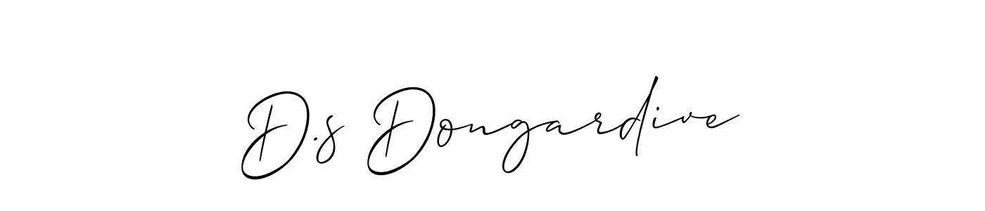 Here are the top 10 professional signature styles for the name D.s Dongardive. These are the best autograph styles you can use for your name. D.s Dongardive signature style 2 images and pictures png