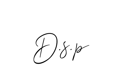 Design your own signature with our free online signature maker. With this signature software, you can create a handwritten (Allison_Script) signature for name D.s.p. D.s.p signature style 2 images and pictures png
