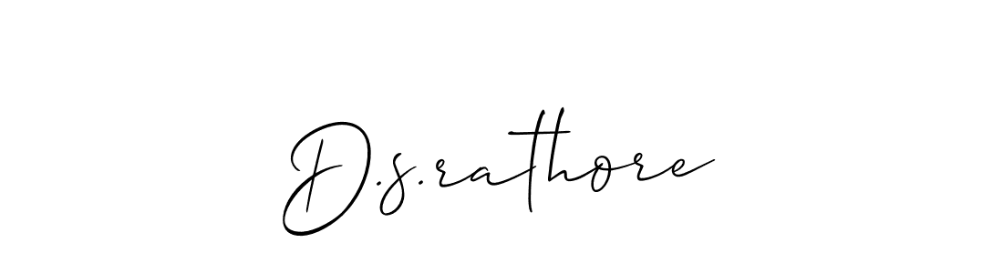 Use a signature maker to create a handwritten signature online. With this signature software, you can design (Allison_Script) your own signature for name D.s.rathore. D.s.rathore signature style 2 images and pictures png