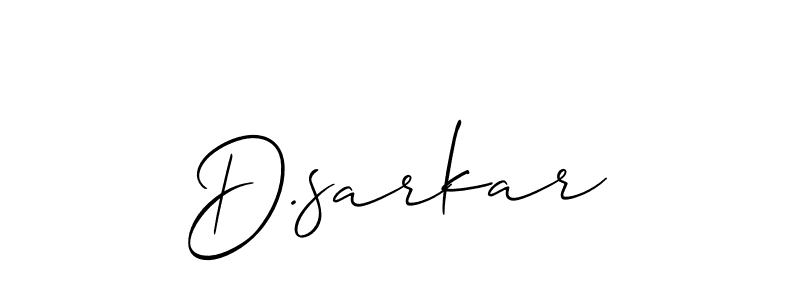 Also we have D.sarkar name is the best signature style. Create professional handwritten signature collection using Allison_Script autograph style. D.sarkar signature style 2 images and pictures png