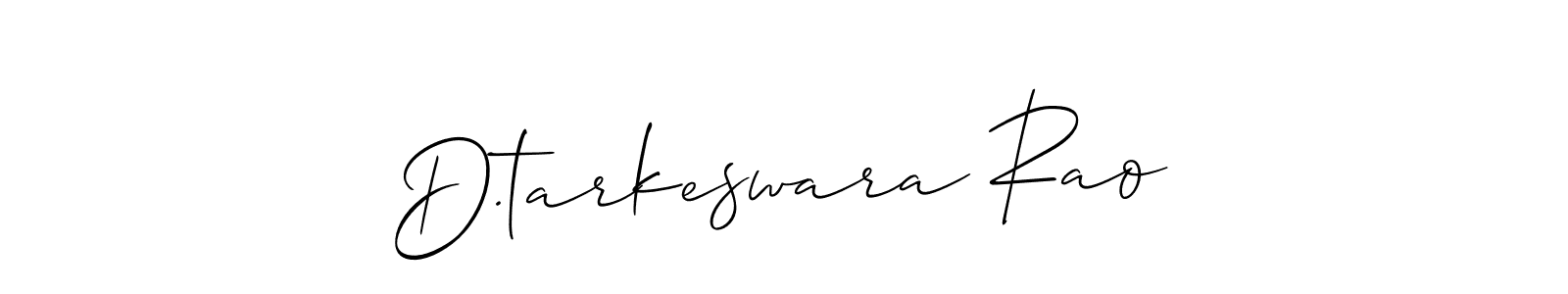 Make a beautiful signature design for name D.tarkeswara Rao. With this signature (Allison_Script) style, you can create a handwritten signature for free. D.tarkeswara Rao signature style 2 images and pictures png