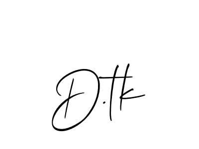 D.tk stylish signature style. Best Handwritten Sign (Allison_Script) for my name. Handwritten Signature Collection Ideas for my name D.tk. D.tk signature style 2 images and pictures png