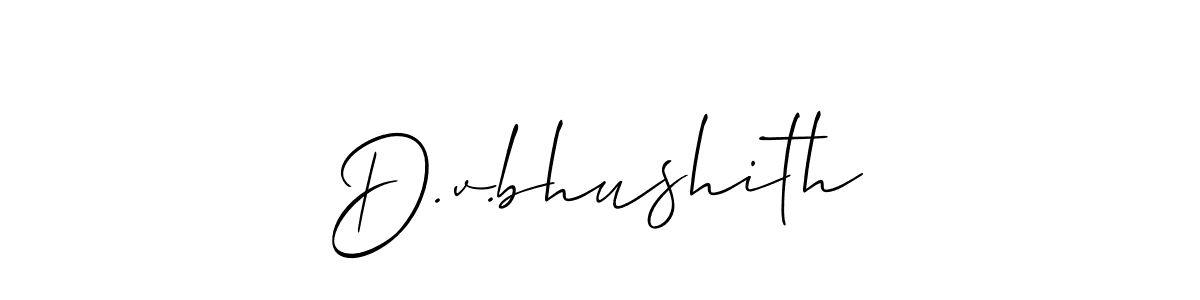 See photos of D.v.bhushith official signature by Spectra . Check more albums & portfolios. Read reviews & check more about Allison_Script font. D.v.bhushith signature style 2 images and pictures png