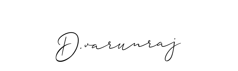 Also we have D.varunraj name is the best signature style. Create professional handwritten signature collection using Allison_Script autograph style. D.varunraj signature style 2 images and pictures png
