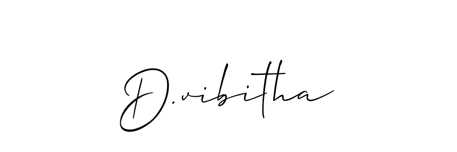 Once you've used our free online signature maker to create your best signature Allison_Script style, it's time to enjoy all of the benefits that D.vibitha name signing documents. D.vibitha signature style 2 images and pictures png