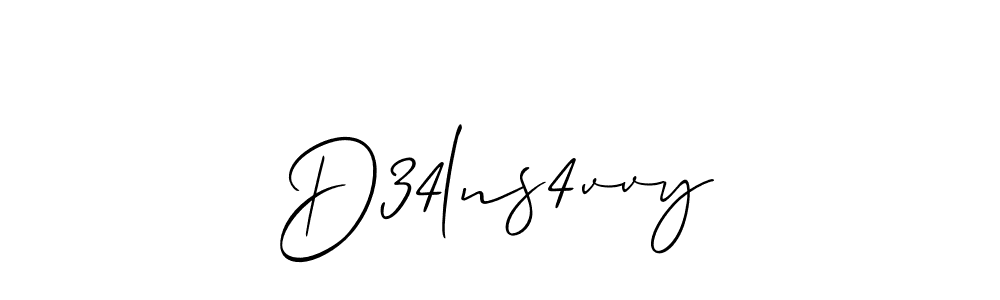 Also You can easily find your signature by using the search form. We will create D34lns4vvy name handwritten signature images for you free of cost using Allison_Script sign style. D34lns4vvy signature style 2 images and pictures png