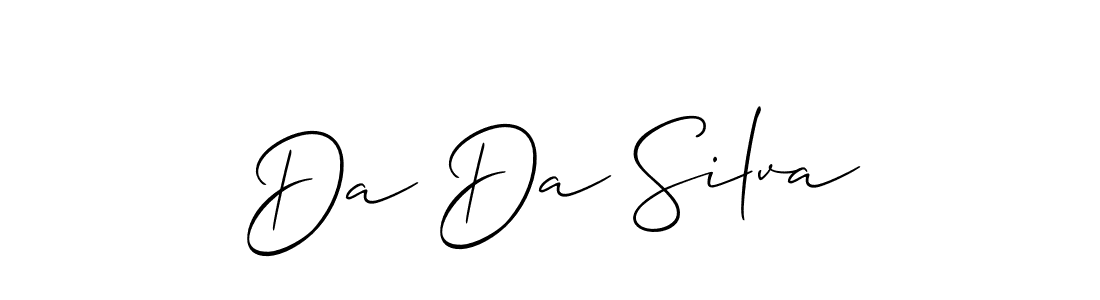 How to Draw Da Da Silva signature style? Allison_Script is a latest design signature styles for name Da Da Silva. Da Da Silva signature style 2 images and pictures png