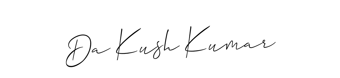 You can use this online signature creator to create a handwritten signature for the name Da Kush Kumar. This is the best online autograph maker. Da Kush Kumar signature style 2 images and pictures png