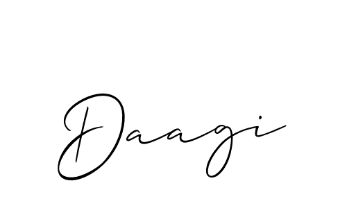 Daagi stylish signature style. Best Handwritten Sign (Allison_Script) for my name. Handwritten Signature Collection Ideas for my name Daagi. Daagi signature style 2 images and pictures png