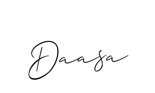The best way (Allison_Script) to make a short signature is to pick only two or three words in your name. The name Daasa include a total of six letters. For converting this name. Daasa signature style 2 images and pictures png