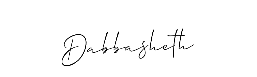 How to make Dabbasheth name signature. Use Allison_Script style for creating short signs online. This is the latest handwritten sign. Dabbasheth signature style 2 images and pictures png