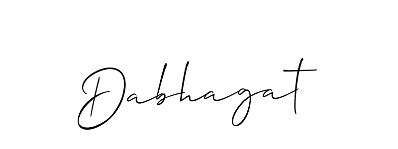 The best way (Allison_Script) to make a short signature is to pick only two or three words in your name. The name Dabhagat include a total of six letters. For converting this name. Dabhagat signature style 2 images and pictures png