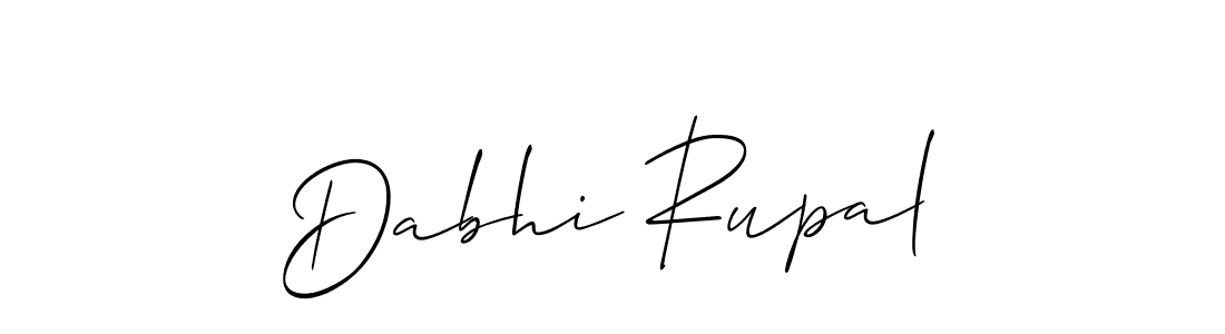 Similarly Allison_Script is the best handwritten signature design. Signature creator online .You can use it as an online autograph creator for name Dabhi Rupal. Dabhi Rupal signature style 2 images and pictures png