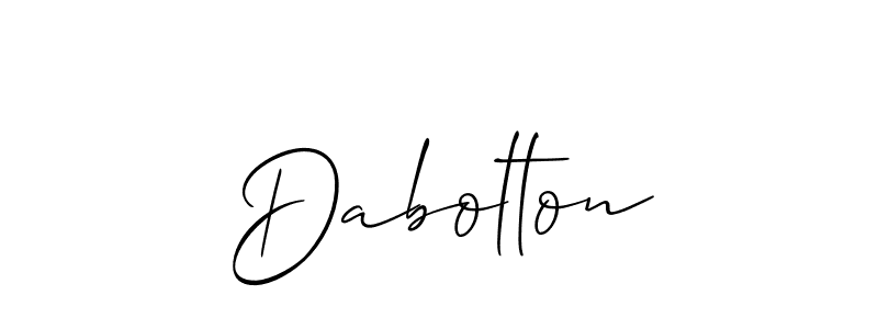 Make a short Dabolton signature style. Manage your documents anywhere anytime using Allison_Script. Create and add eSignatures, submit forms, share and send files easily. Dabolton signature style 2 images and pictures png