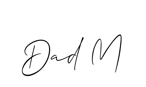 See photos of Dad M official signature by Spectra . Check more albums & portfolios. Read reviews & check more about Allison_Script font. Dad M signature style 2 images and pictures png