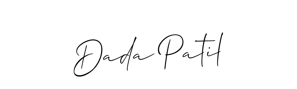 You can use this online signature creator to create a handwritten signature for the name Dada Patil. This is the best online autograph maker. Dada Patil signature style 2 images and pictures png