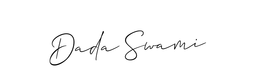 It looks lik you need a new signature style for name Dada Swami. Design unique handwritten (Allison_Script) signature with our free signature maker in just a few clicks. Dada Swami signature style 2 images and pictures png