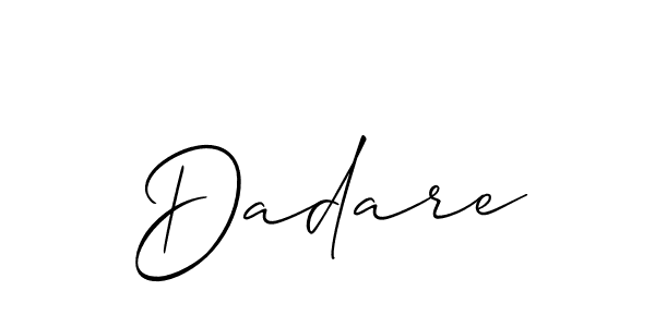It looks lik you need a new signature style for name Dadare. Design unique handwritten (Allison_Script) signature with our free signature maker in just a few clicks. Dadare signature style 2 images and pictures png