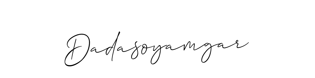 This is the best signature style for the Dadasoyamgar name. Also you like these signature font (Allison_Script). Mix name signature. Dadasoyamgar signature style 2 images and pictures png