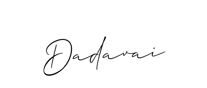 Also You can easily find your signature by using the search form. We will create Dadavai name handwritten signature images for you free of cost using Allison_Script sign style. Dadavai signature style 2 images and pictures png