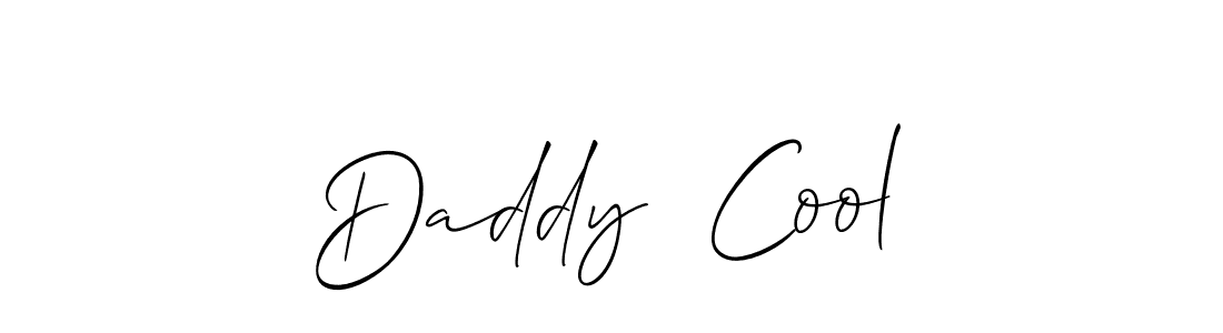 How to make Daddy  Cool name signature. Use Allison_Script style for creating short signs online. This is the latest handwritten sign. Daddy  Cool signature style 2 images and pictures png