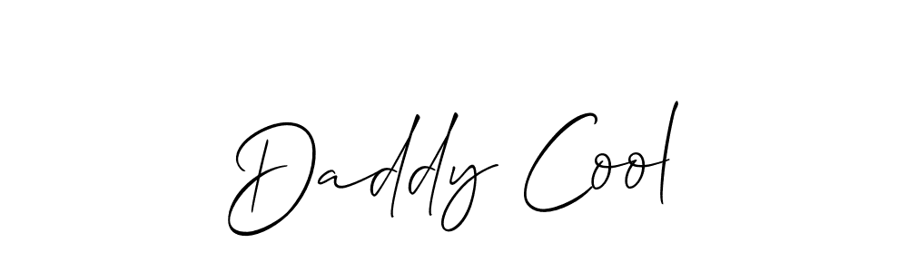 It looks lik you need a new signature style for name Daddy Cool. Design unique handwritten (Allison_Script) signature with our free signature maker in just a few clicks. Daddy Cool signature style 2 images and pictures png