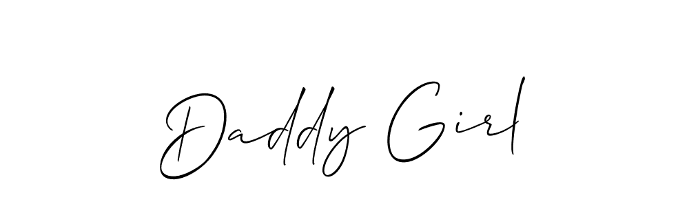Similarly Allison_Script is the best handwritten signature design. Signature creator online .You can use it as an online autograph creator for name Daddy Girl. Daddy Girl signature style 2 images and pictures png