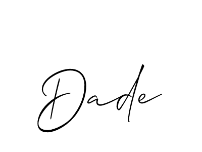 Make a short Dade signature style. Manage your documents anywhere anytime using Allison_Script. Create and add eSignatures, submit forms, share and send files easily. Dade signature style 2 images and pictures png