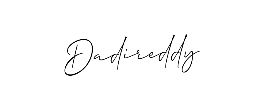 Make a short Dadireddy signature style. Manage your documents anywhere anytime using Allison_Script. Create and add eSignatures, submit forms, share and send files easily. Dadireddy signature style 2 images and pictures png