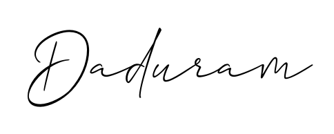 How to make Daduram signature? Allison_Script is a professional autograph style. Create handwritten signature for Daduram name. Daduram signature style 2 images and pictures png