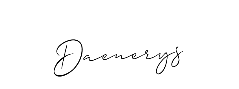 Also we have Daenerys name is the best signature style. Create professional handwritten signature collection using Allison_Script autograph style. Daenerys signature style 2 images and pictures png