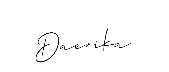 Make a short Daevika signature style. Manage your documents anywhere anytime using Allison_Script. Create and add eSignatures, submit forms, share and send files easily. Daevika signature style 2 images and pictures png