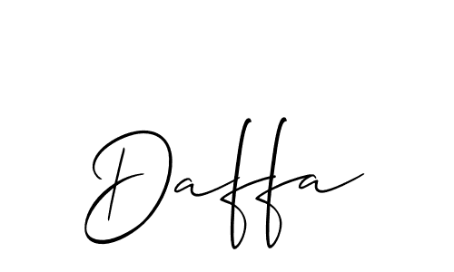 How to make Daffa name signature. Use Allison_Script style for creating short signs online. This is the latest handwritten sign. Daffa signature style 2 images and pictures png