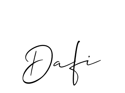 It looks lik you need a new signature style for name Dafi. Design unique handwritten (Allison_Script) signature with our free signature maker in just a few clicks. Dafi signature style 2 images and pictures png